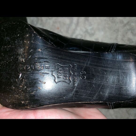 Michel Perry Patent Leather Booties 9 (39.5) | Mercari Vintage Michel Perry Patent Leather Booties